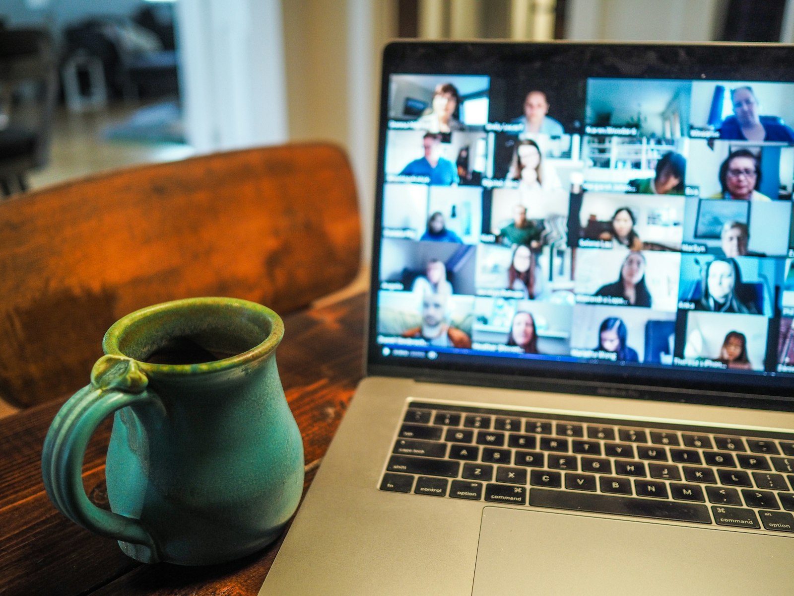 One-to-one therapy session via Zoom